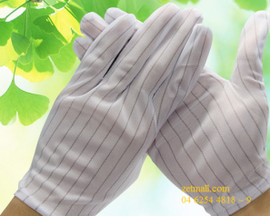 Găng tay chống tĩnh điện có sọc ESD - Size M