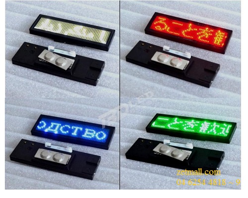  Thẻ tên Thẻ LED, Color Green